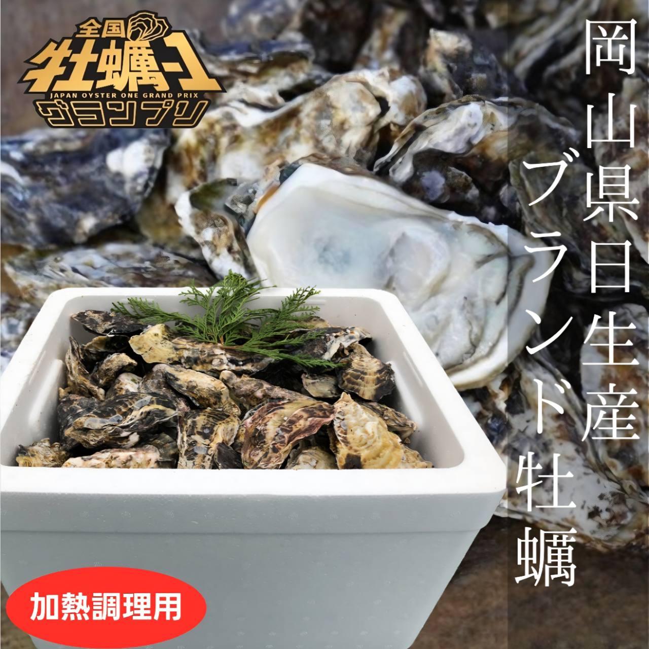 岡山県日生産の殻付き牡蠣 10kg
